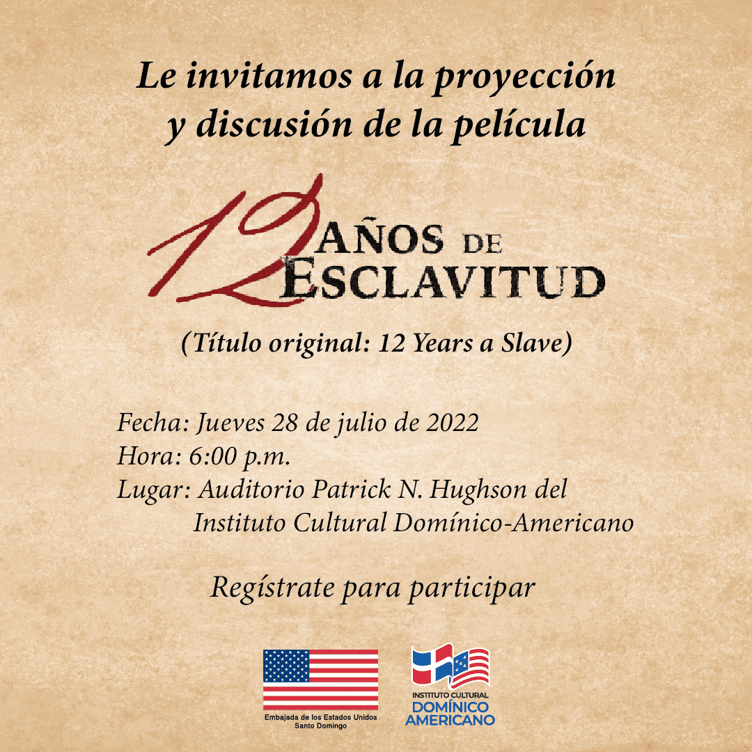 Cinefórum “12 Years a Slave”